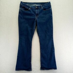 Levi's Women's‎ 32x30 Bootcut Jeans Dark Wash Denim Stretch Mid Rise